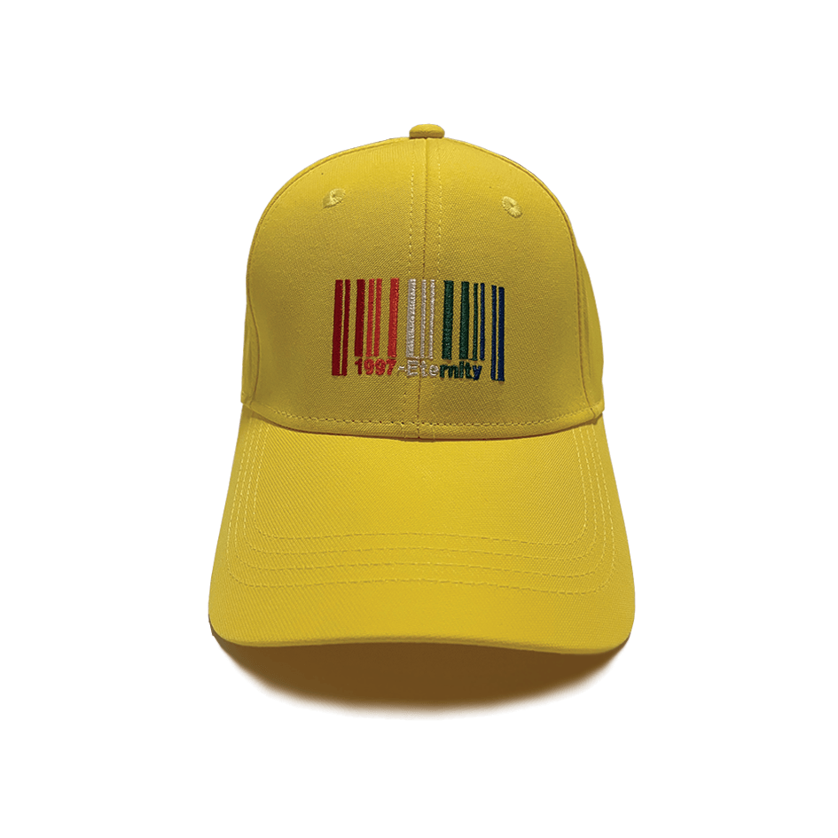 Rainbow Barcode Cap Yellow