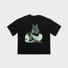 Load image into Gallery viewer, NFT006 Bunny Oversized Tee Black
