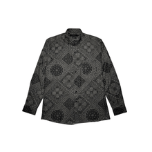 Load image into Gallery viewer, Paisley Shirt Grey
