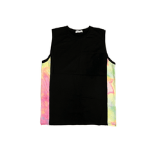 Load image into Gallery viewer, Oversized Rainbow Tank Top Black

