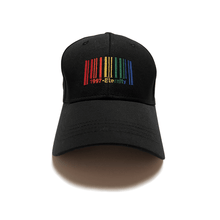 Load image into Gallery viewer, Rainbow Barcode Cap Black
