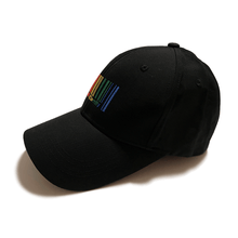Load image into Gallery viewer, Rainbow Barcode Cap Black
