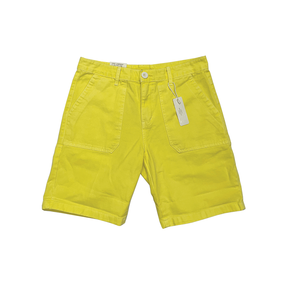 Candy Denim Shorts Yellow